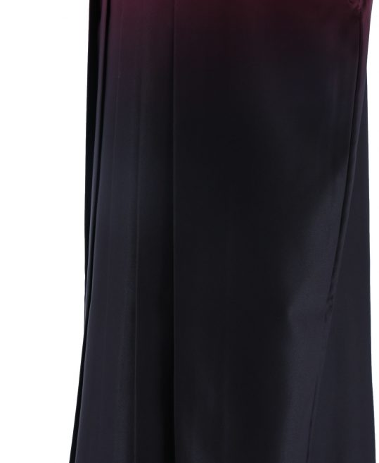 卒業式袴単品レンタル[無地]赤紫×黒に近い赤紫ぼかし[身長158-162cm]No.410